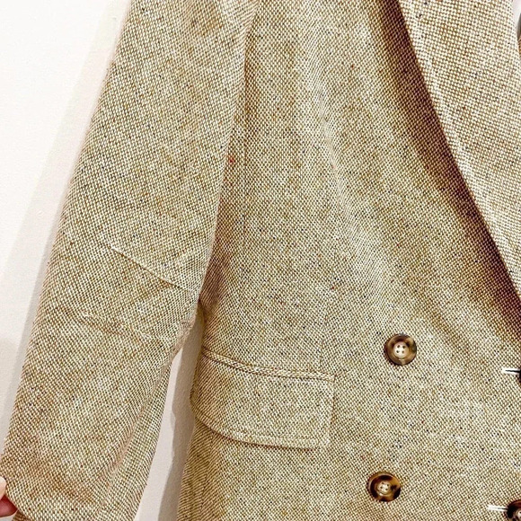 Veronica Beard Pyle wool jacket in camel size 12 - Picture 5 of 10